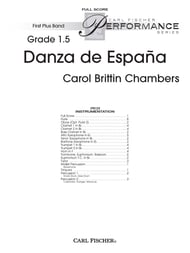 Danza de Espana band score cover
